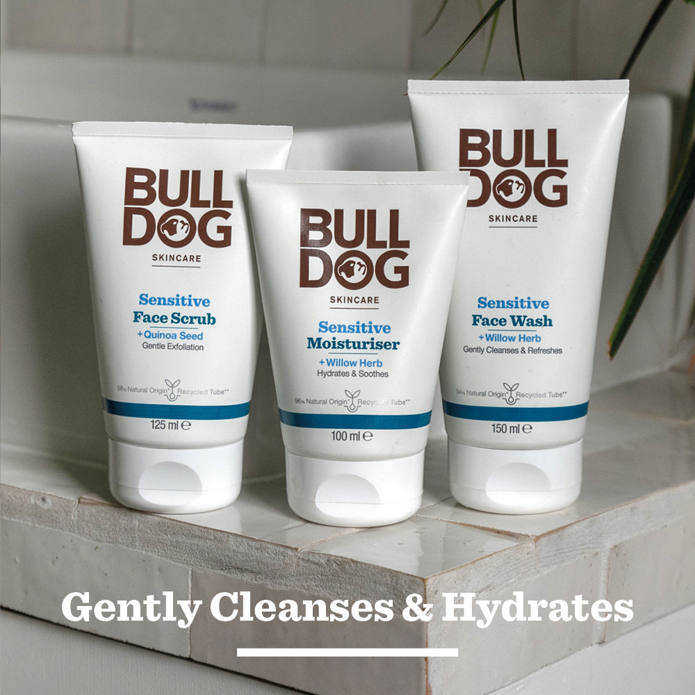 男性のための敏感な洗顔|フェイスクレンザー – Bulldog Skincare